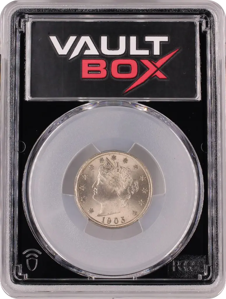 1905 5C PCGS MS65 FRONT