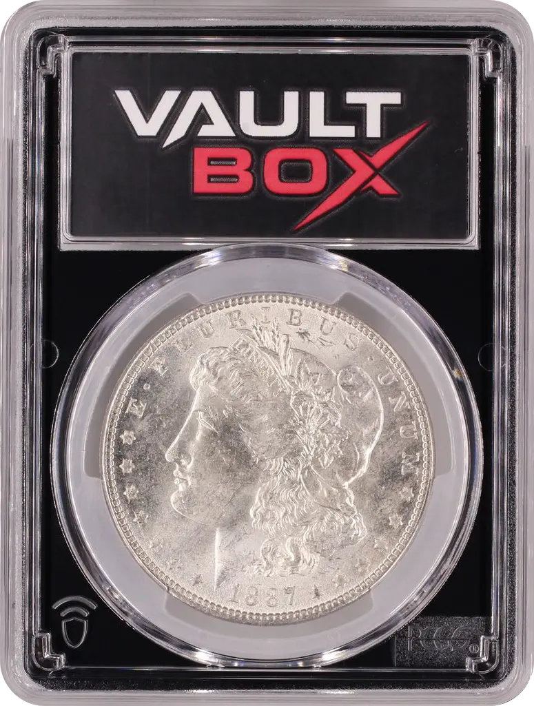 1887 $1 PCGS MS63 FRONT