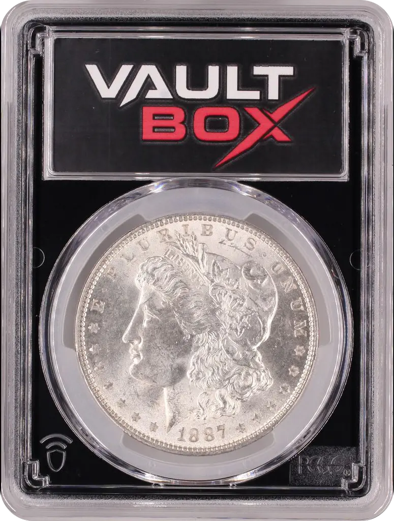 1887 $1 PCGS MS63 FRONT