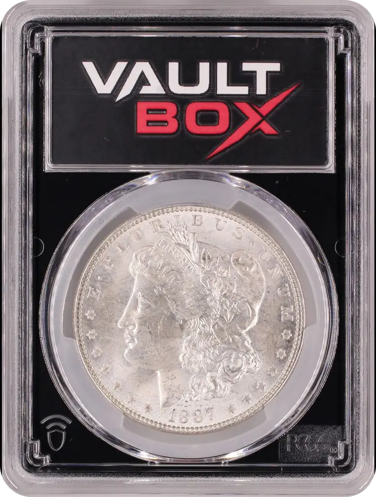 1887 $1 PCGS MS63 FRONT