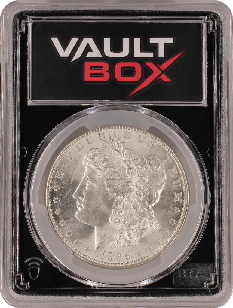 1886 $1 PCGS MS64 FRONT
