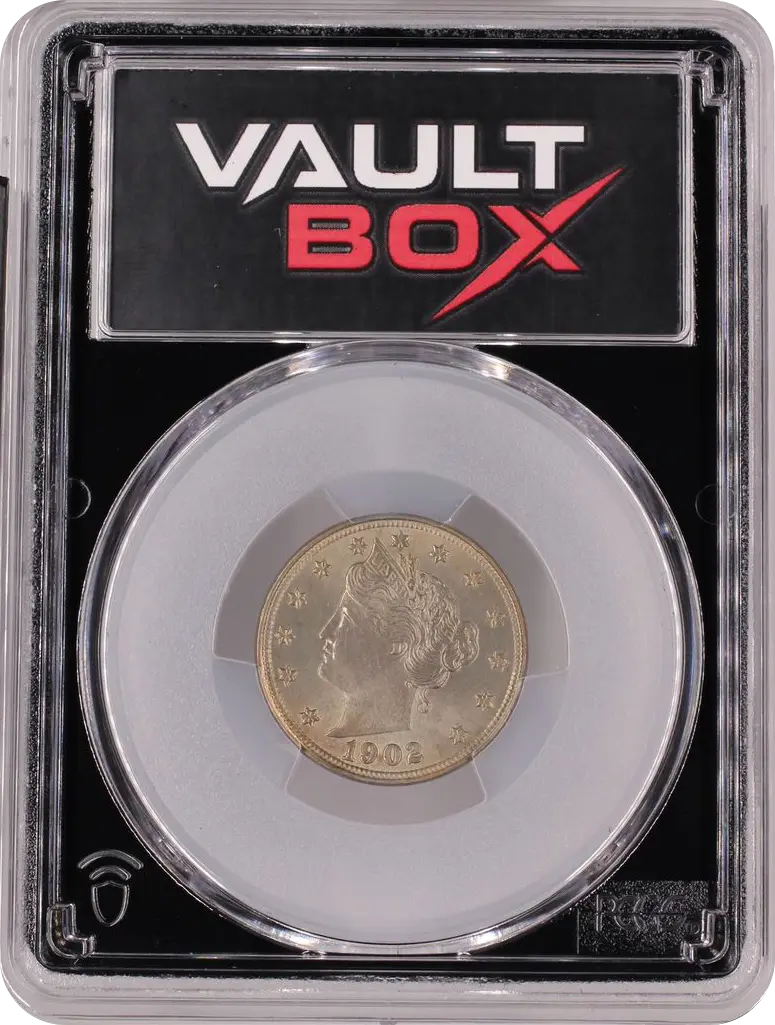 1902 5C PCGS MS64 FRONT