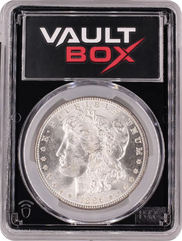 1886 $1 PCGS MS63 FRONT