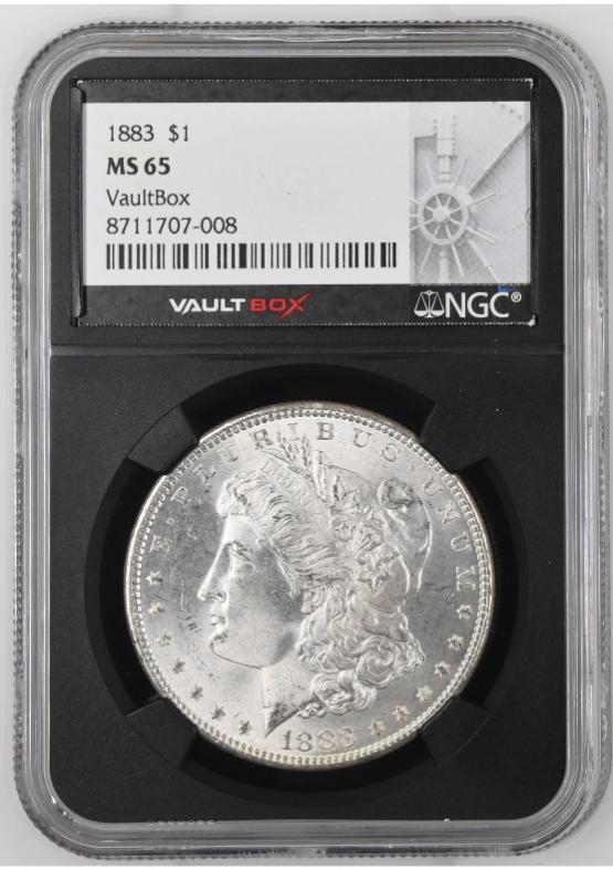 1883 $1 NGC MS65 FRONT