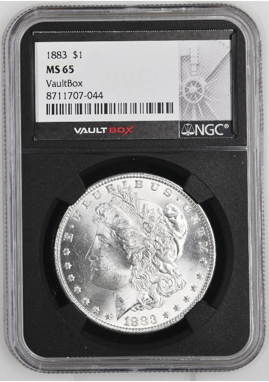 1883 $1 NGC MS65 FRONT