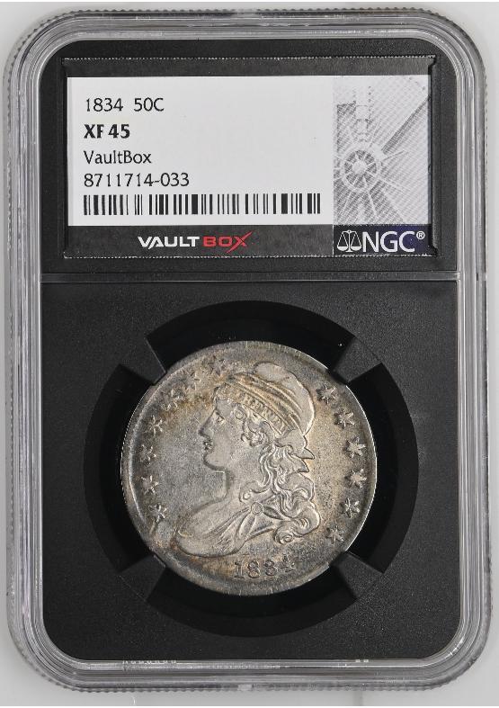 1834 50C NGC XF45 FRONT