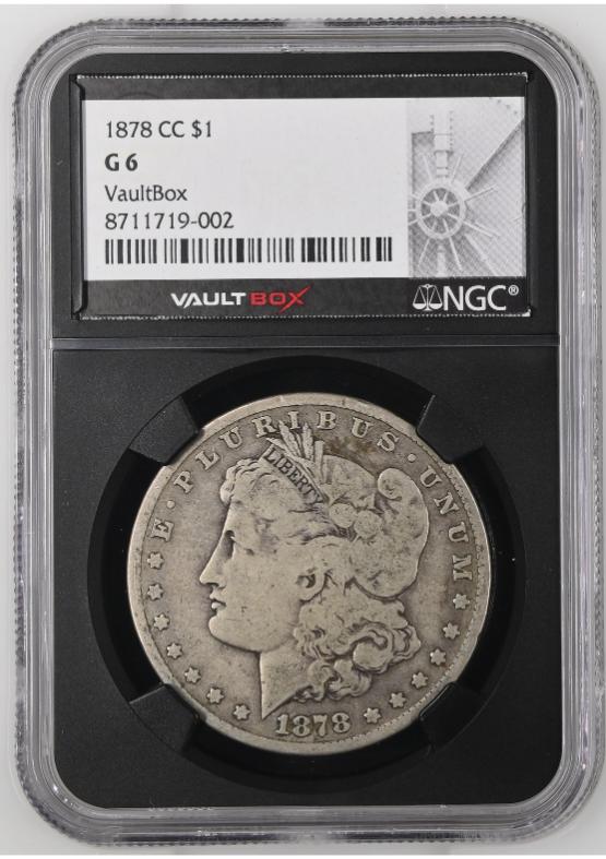 1878-CC $1 NGC G6 FRONT