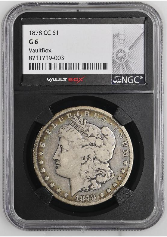 1878-CC $1 NGC G6 FRONT
