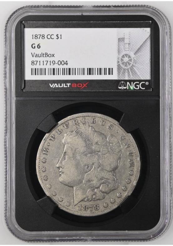1878-CC $1 NGC G6 FRONT