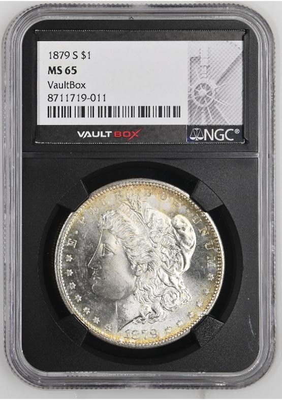 1879-S $1 NGC MS65 FRONT