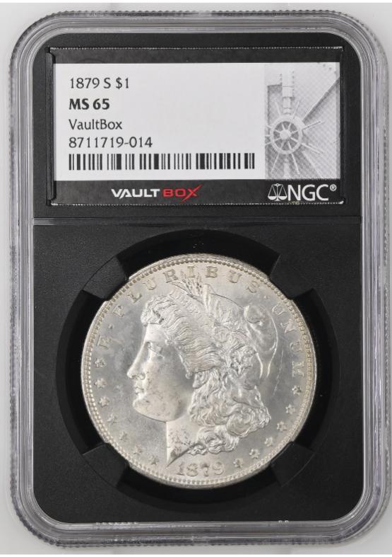 1879-S $1 NGC MS65 FRONT