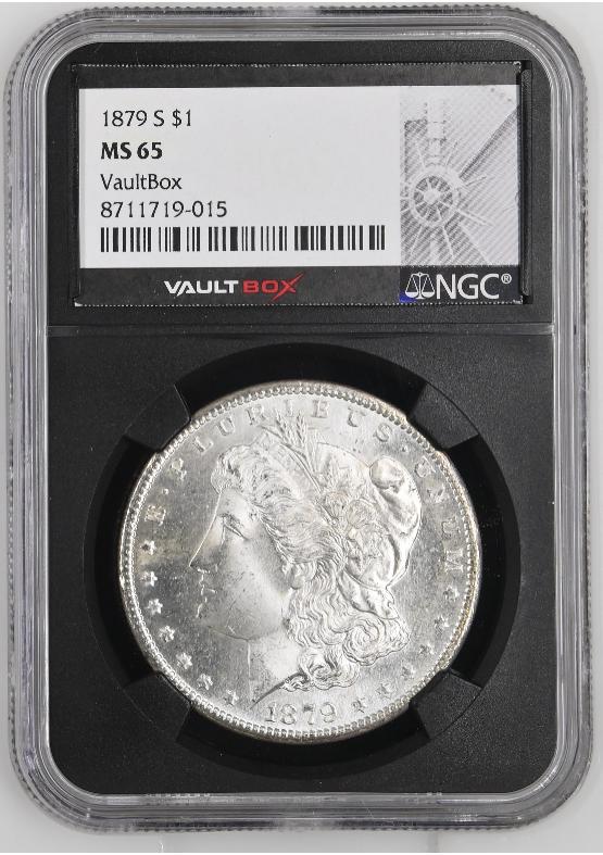 1879-S $1 NGC MS65 FRONT
