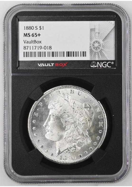 1880-S $1 NGC MS65+ FRONT