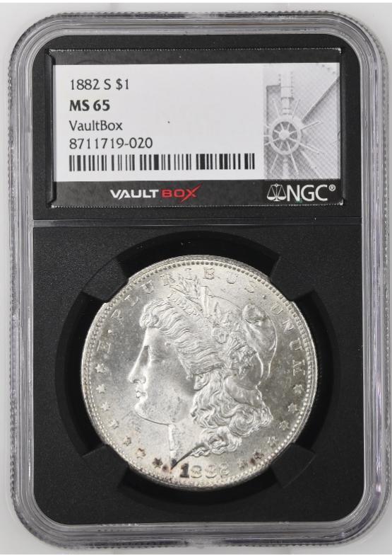 1882-S $1 NGC MS65 FRONT