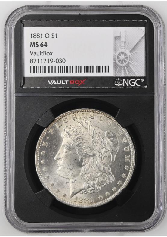 1881-O $1 NGC MS64 FRONT