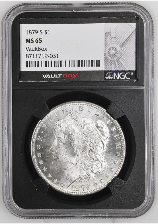 1879-S $1 NGC MS65 FRONT