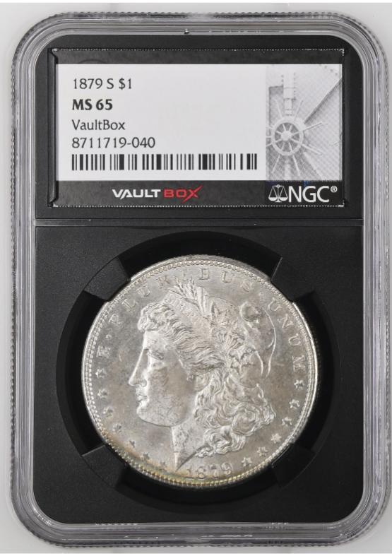 1879-S $1 NGC MS65 FRONT