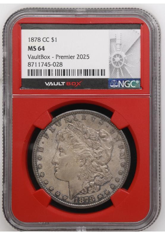 1878-CC $1 NGC MS64 FRONT