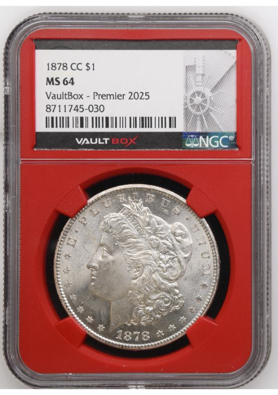 1878-CC $1 NGC MS64 FRONT