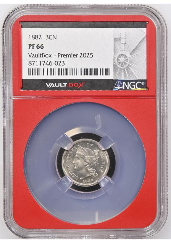 1882 3CN NGC PF66 FRONT