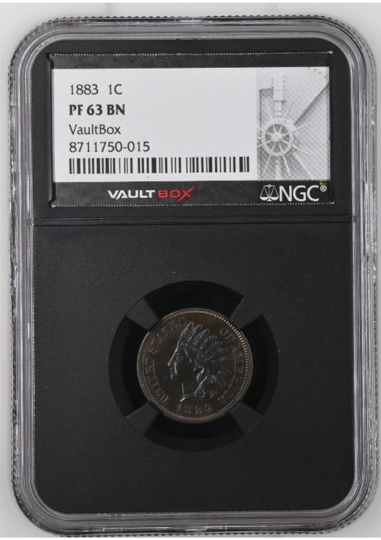 1883 1C NGC PF63BN FRONT
