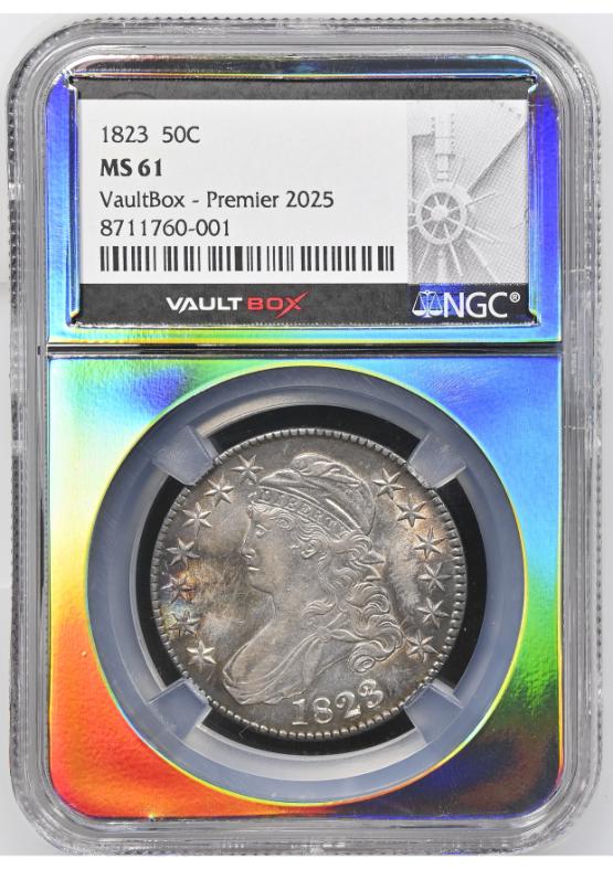 1823 50C NGC MS61 TONER FRONT