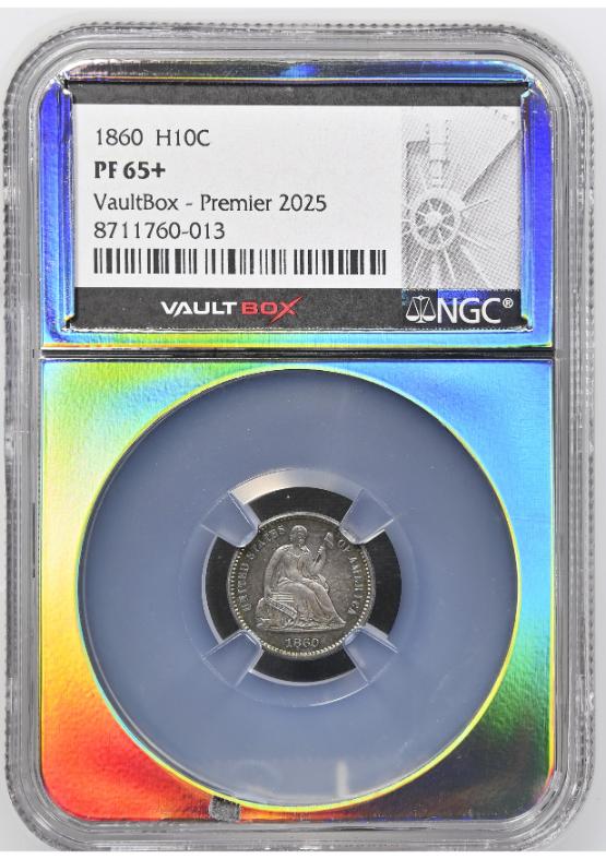 1860 H10C NGC PF65+ TONER FRONT