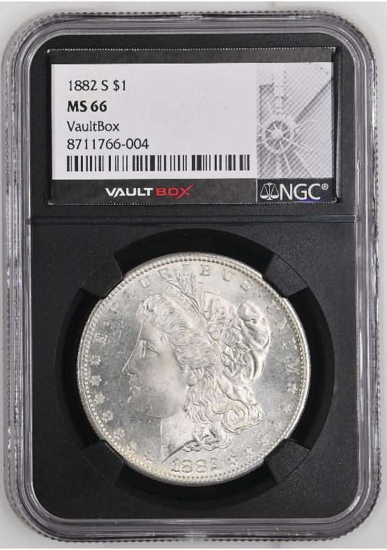 1882-S $1 NGC MS66 FRONT