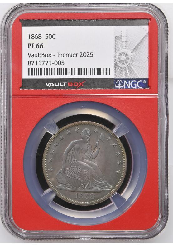 1868 50C NGC PF66 FRONT