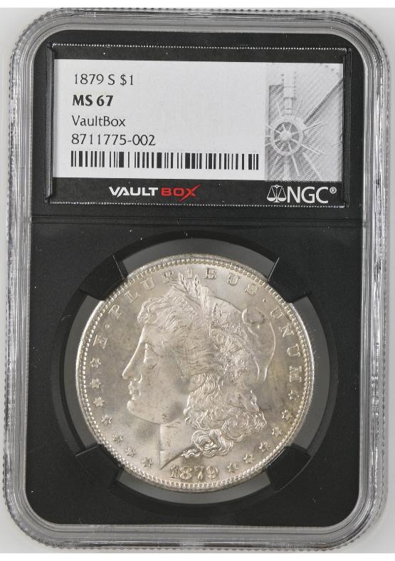1879-S $1 NGC MS67 FRONT