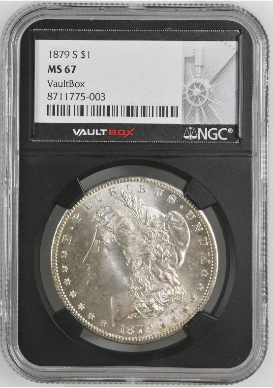 1879-S $1 NGC MS67 FRONT