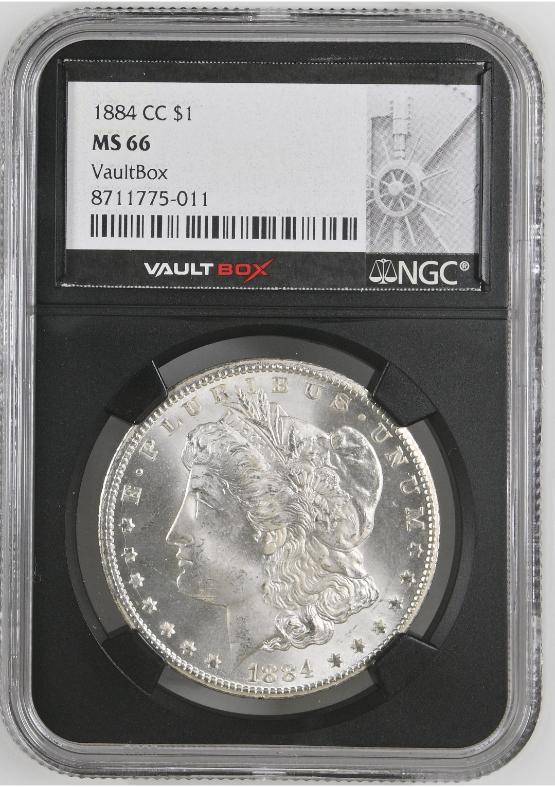 1884-CC $1 NGC MS66 FRONT