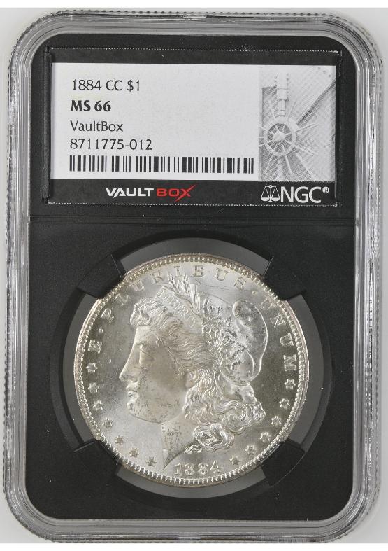 1884-CC $1 NGC MS66 FRONT