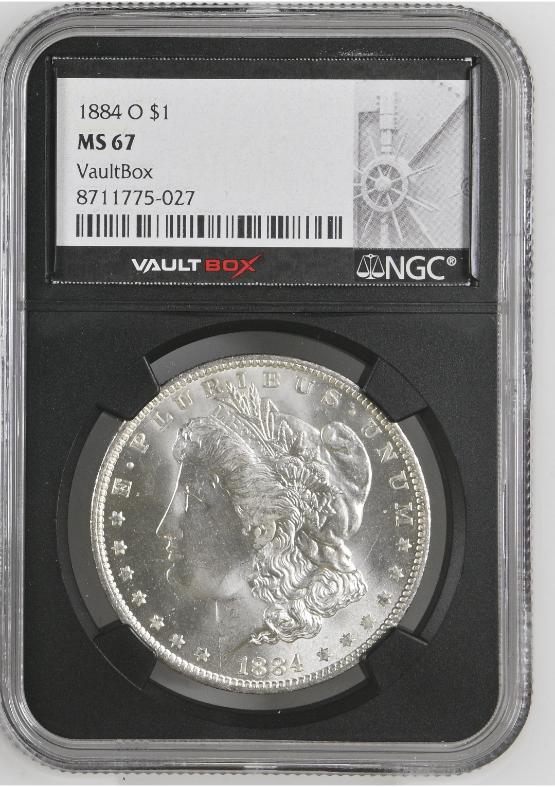 1884-O $1 NGC MS67 FRONT