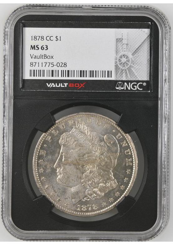 1878-CC $1 NGC MS63 FRONT