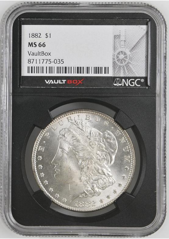 1882 $1 NGC MS66 FRONT