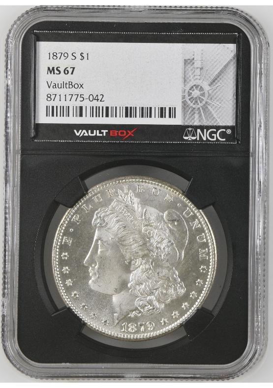 1879-S $1 NGC MS67 FRONT