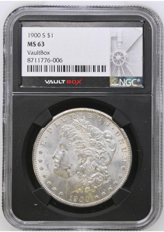 1900-S $1 NGC MS63 FRONT