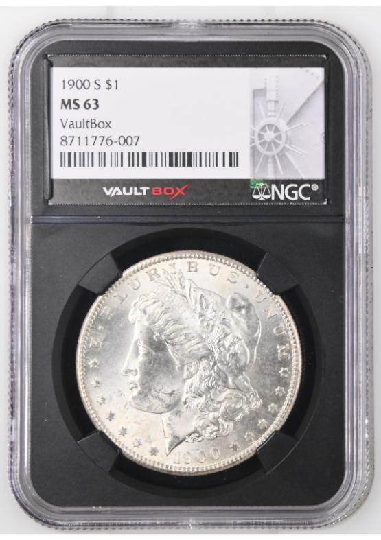 1900-S $1 NGC MS64 FRONT