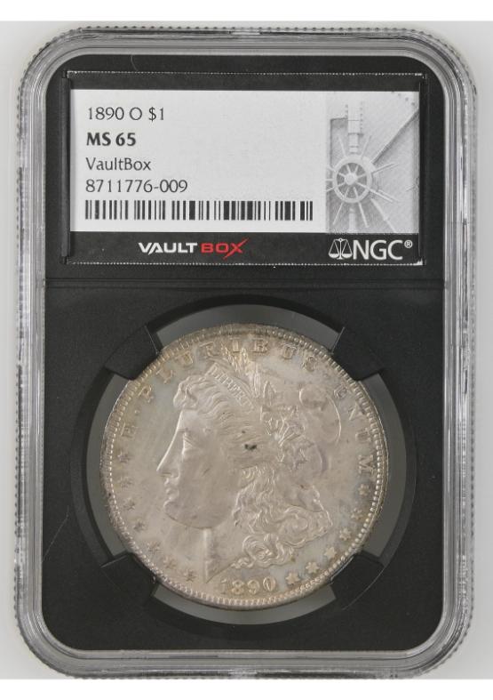 1890-O $1 NGC MS65 FRONT