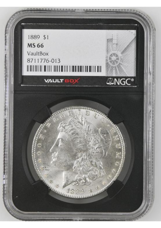 1889 $1 NGC MS66 FRONT