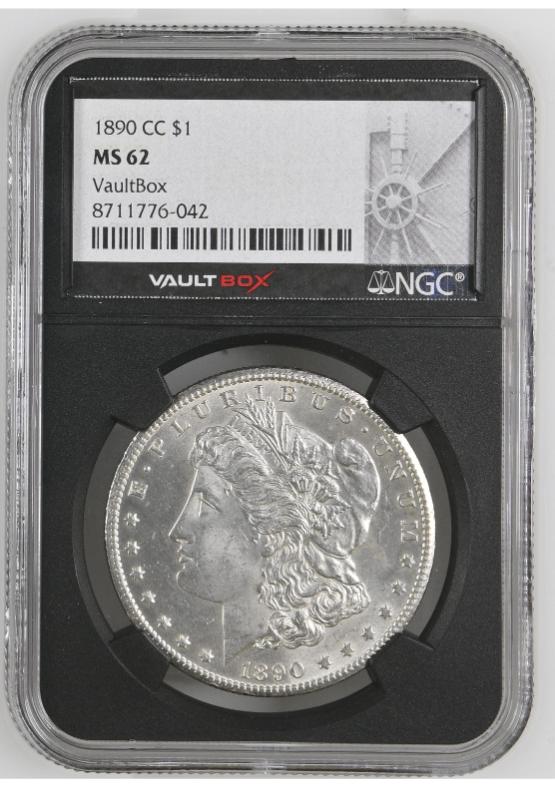 1890-CC $1 NGC MS62 FRONT