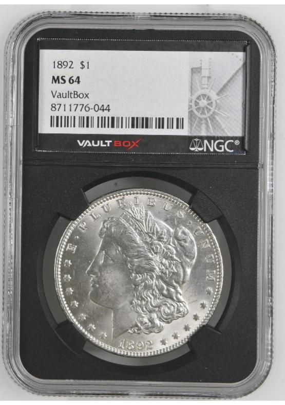1892 $1 NGC MS64 FRONT