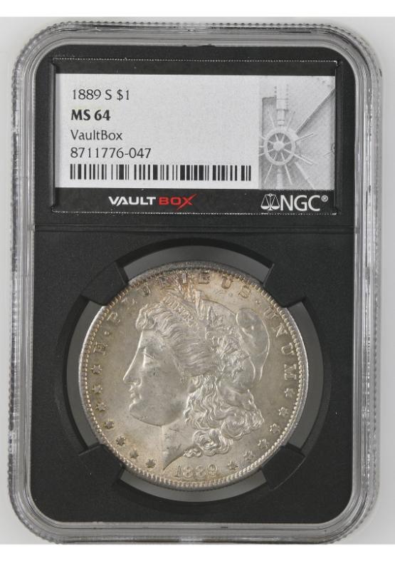 1889-S $1 NGC MS64 FRONT
