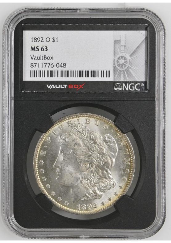 1892-O $1 NGC MS63 FRONT