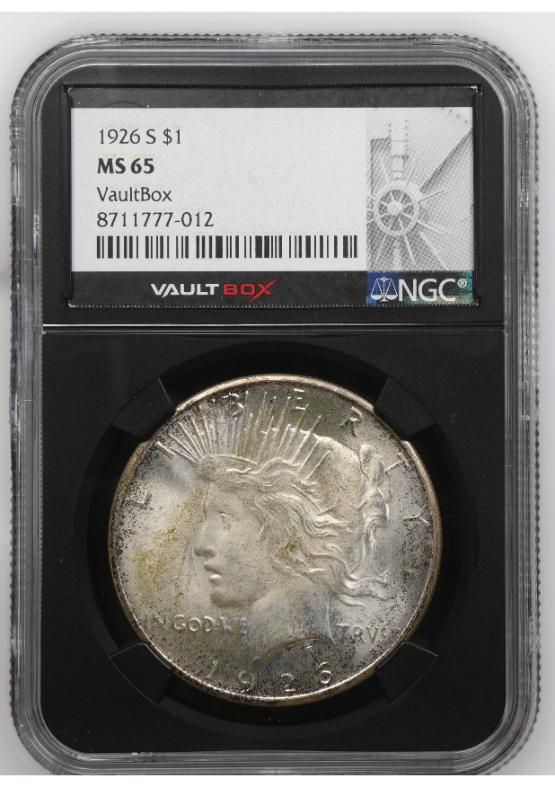 1926-S $1 NGC MS65 FRONT