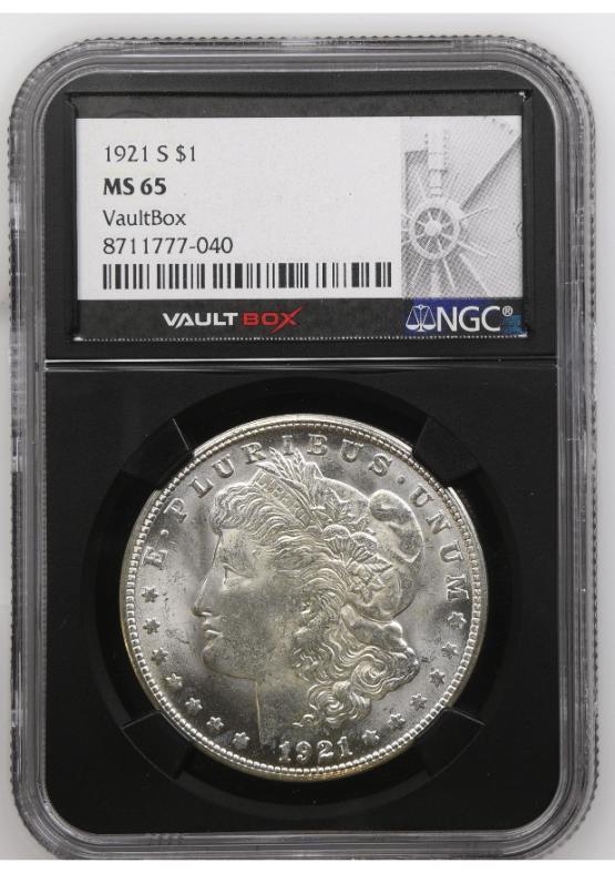 1921-S $1 NGC MS65 FRONT