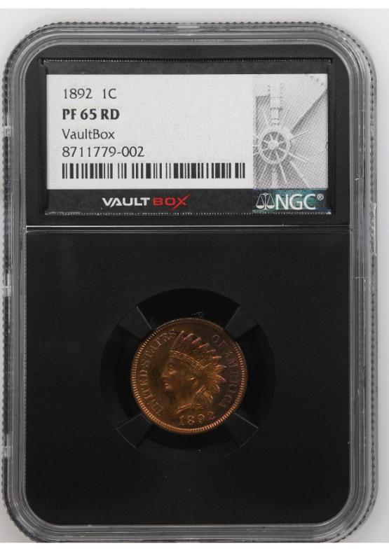 1892 1C NGC PF65RD FRONT