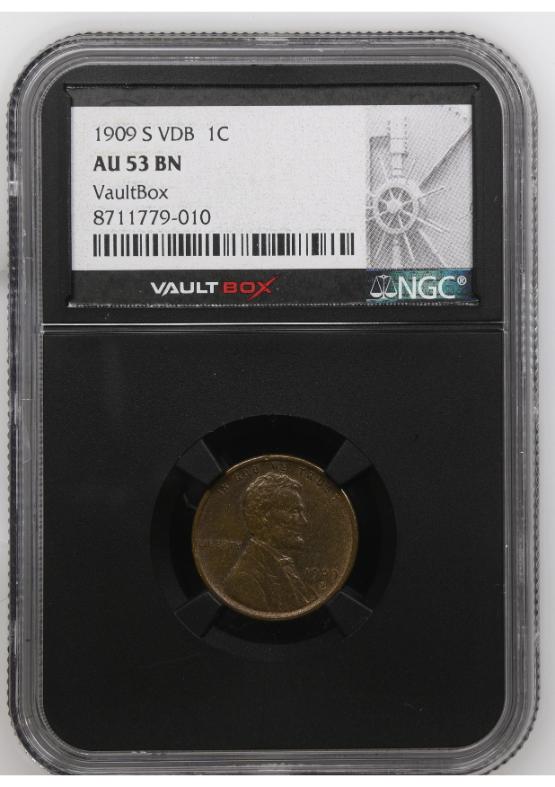 1909-S VDB 1C NGC AU53BN FRONT