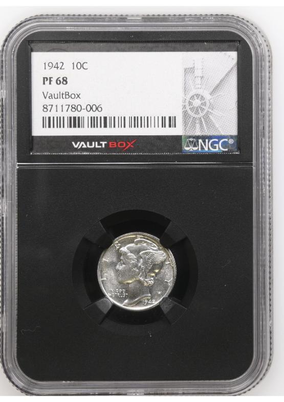 1942 10C NGC PF68 FRONT